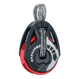 Harken Blok carbo T2RED 57mm wiązany Ratchmatic