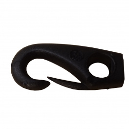 Lalizas Composite hook 10X49mm black Lalizas Composite hook 10X49mm black