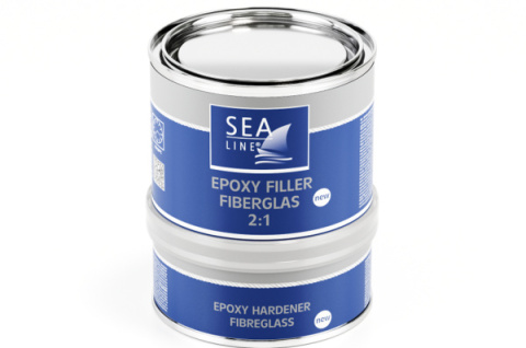 SeaLine EPOXY FILLER WITH FIBERGLASS 2:1 0.75kg