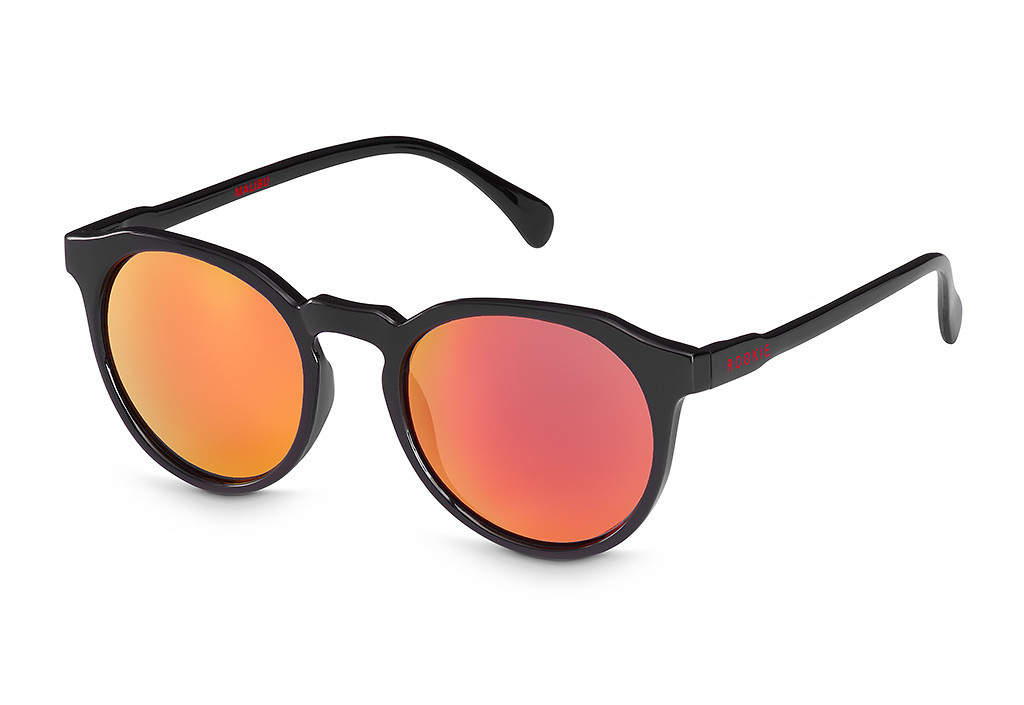 Rookie Malibu Sunglasses black red lenses