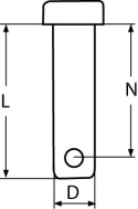 AS Sworzeń nierdzewny 4X19