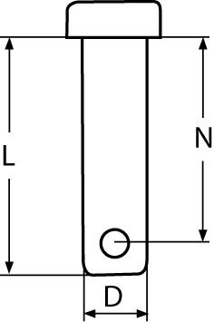 AS Sworzeń nierdzewny 4X19