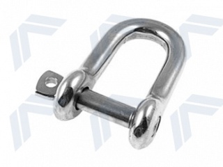 AS Flat shackle semi-round 8