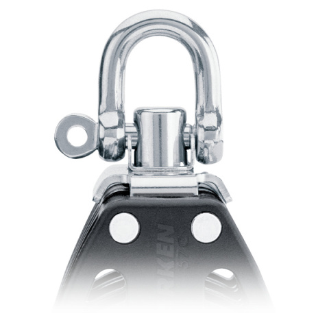 Harken Blok Carbo 40mm poczwórny, krętlik Harken Blok Carbo 40mm poczwórny, krętlik