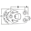 Harken Blok element 60mm ležící