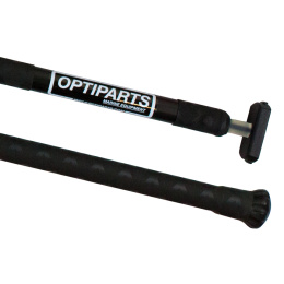 Optiparts Optimist tiller extension X-gripped – black