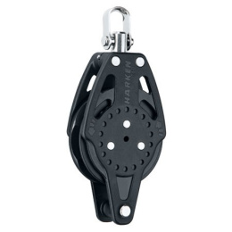 Harken Carbo 75mm Ratchmatic block with shackle