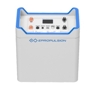 ePropulsion LiFePO4 battery E163 with a capacity of 8345 Wh.