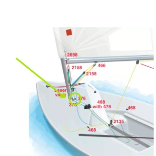 Devoti ILCA Deck block fitting
