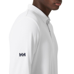 Helly Hansen crewline long sleeve polo white men's