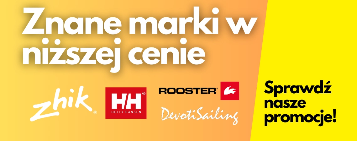 Promocja odzież żeglarska regatowa casual zhik rooster helly hansen